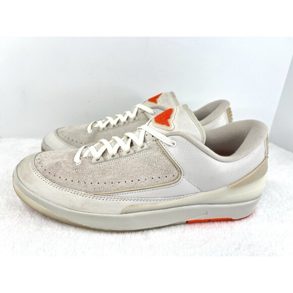 Jordan 2 Low SP Retro x Shelflife White Sail Light Bone DV7128-110 Mens Size 13